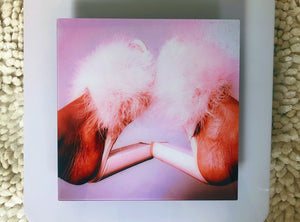 Phot Print: Pink Fluffy Heel